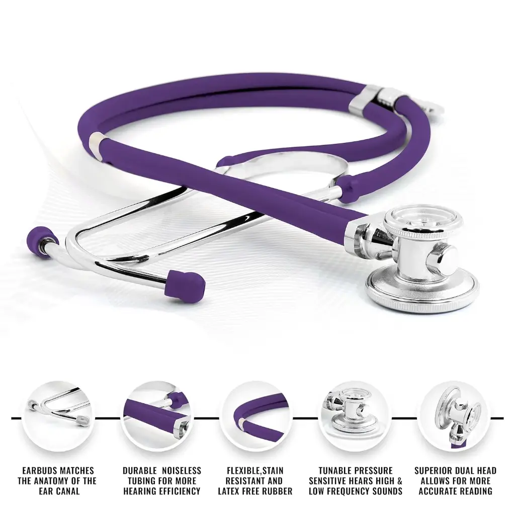Estetoscopio AsaTechmed morado