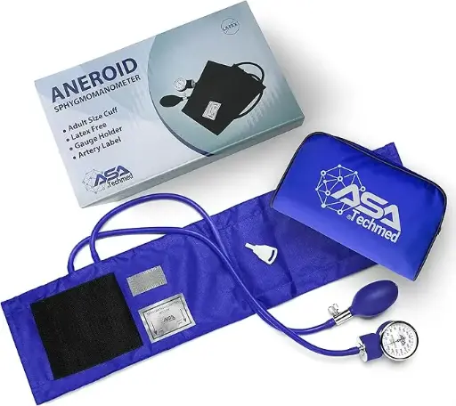 Esfigmomanometro ASATechmed aneroid azul