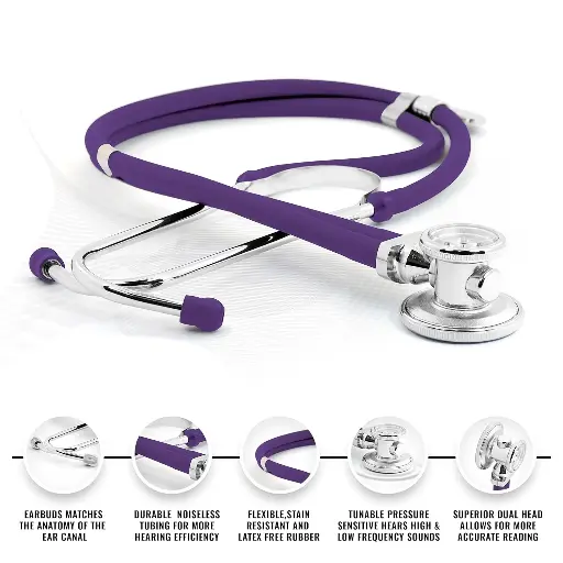 Estetoscopio AsaTechmed morado